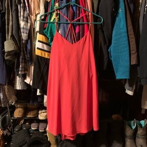 Coral Cocktail Dress